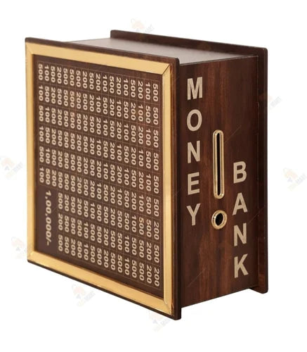 ViralZone™ 1 Lack Wooden Piggy Bank BIG