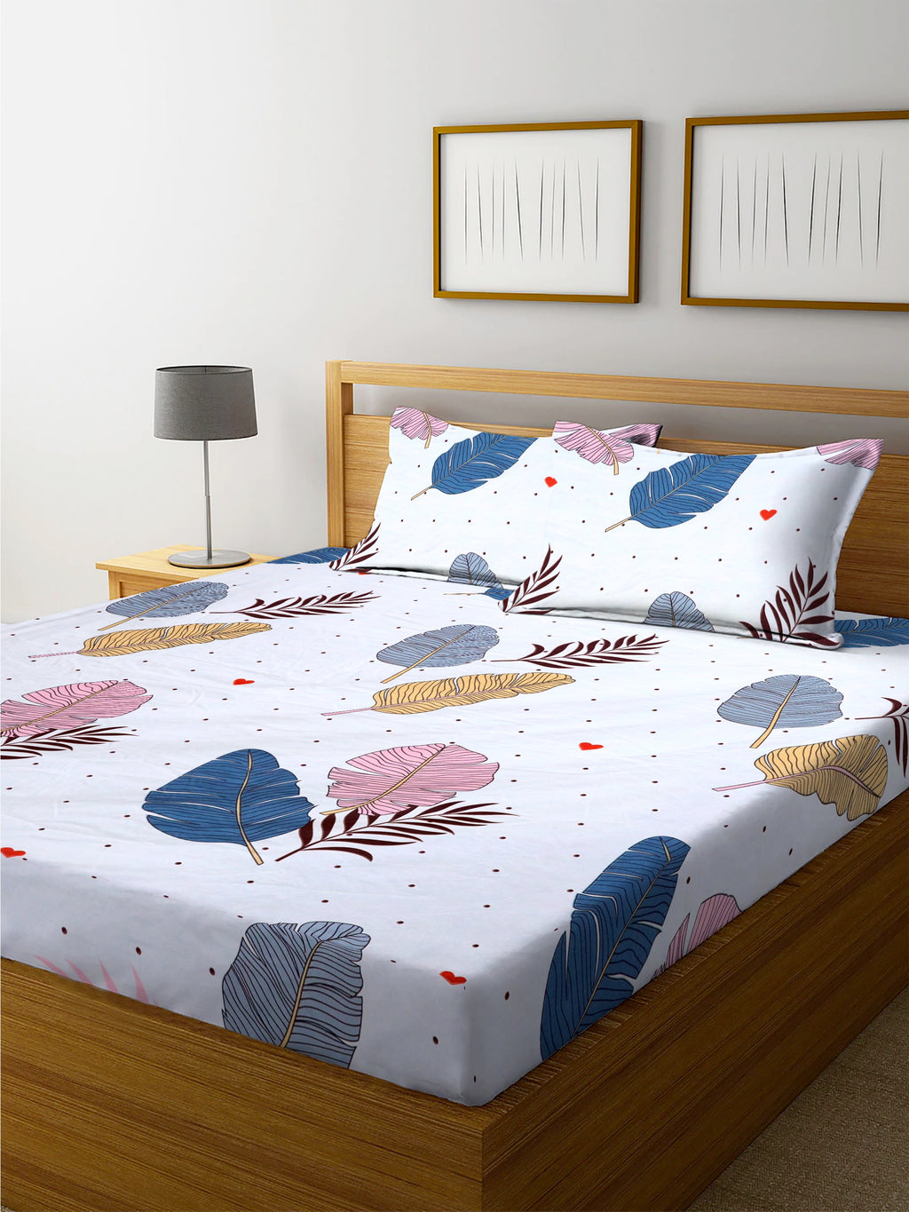 ViralZone™ Super Soft Glace Cotton Bedsheet (72x78x8)