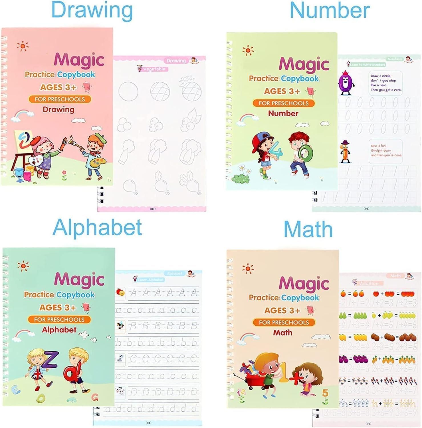 ViralZone™ Magic Practice Copybook (4 Books + 10 Refills)