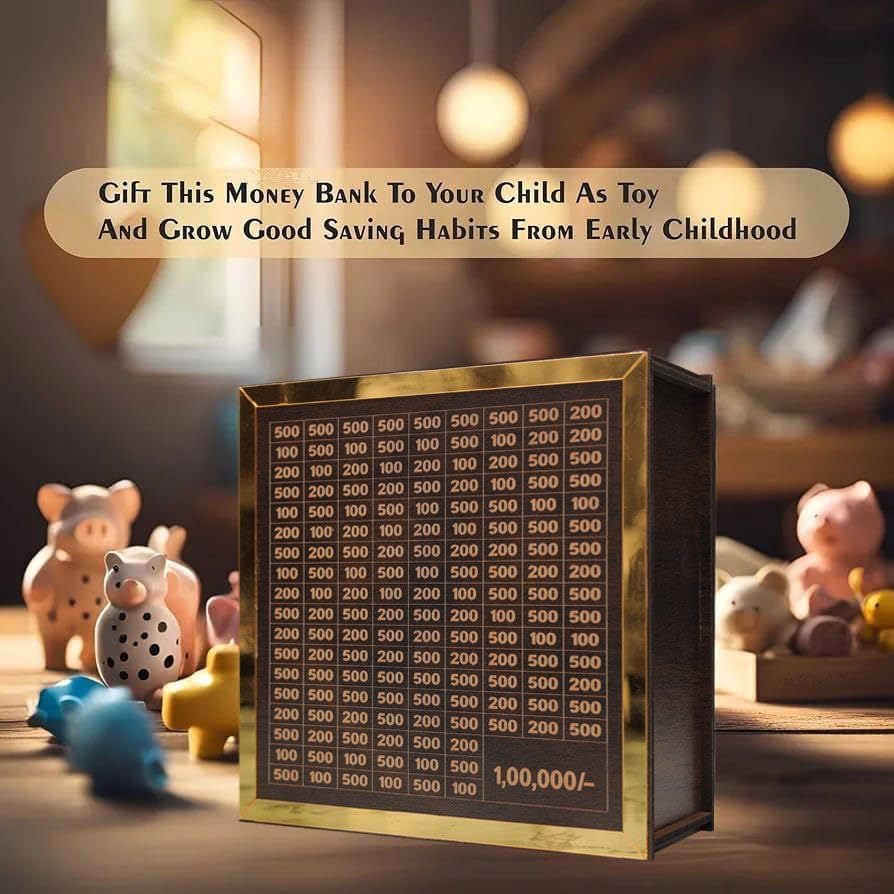 ViralZone™ Wooden Piggy Bank