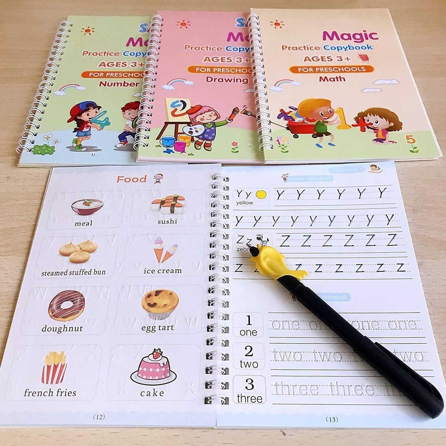 ViralZone™ Magic Practice Copybook (4 Books + 10 Refills)