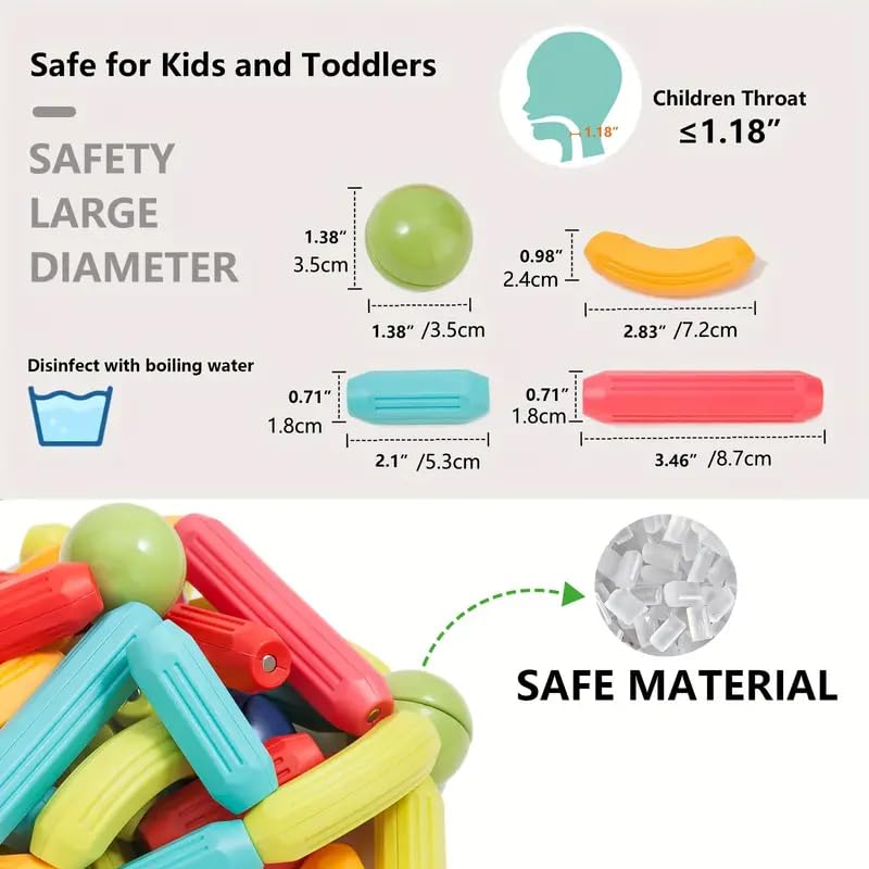 ViralZone™ Magnetic Sticks building kids Educational Toy