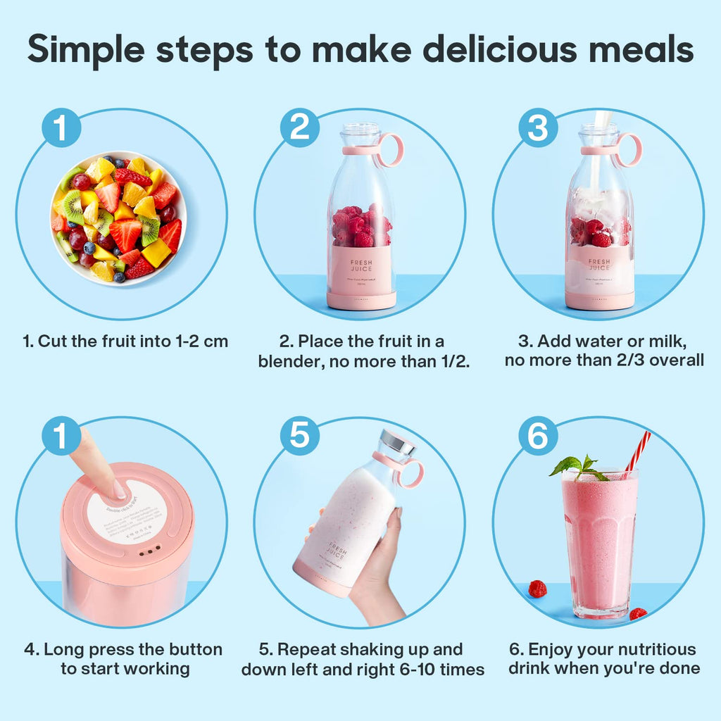 ViralZone™ Portable Mini Blender for Fresh Juice